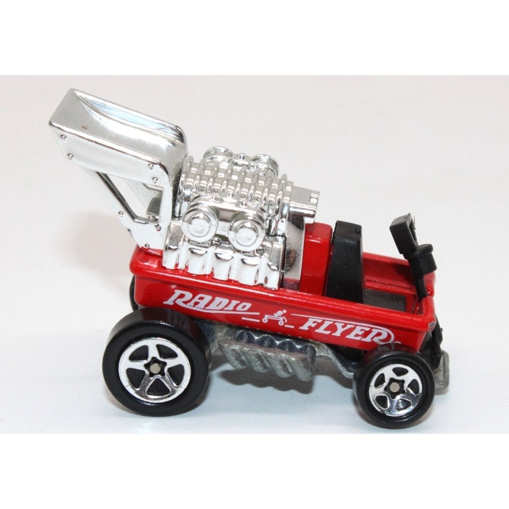 VTG Hot Wheels 1996 Radio Flyer Wagon #827 Die Cast Customized Wagon Red